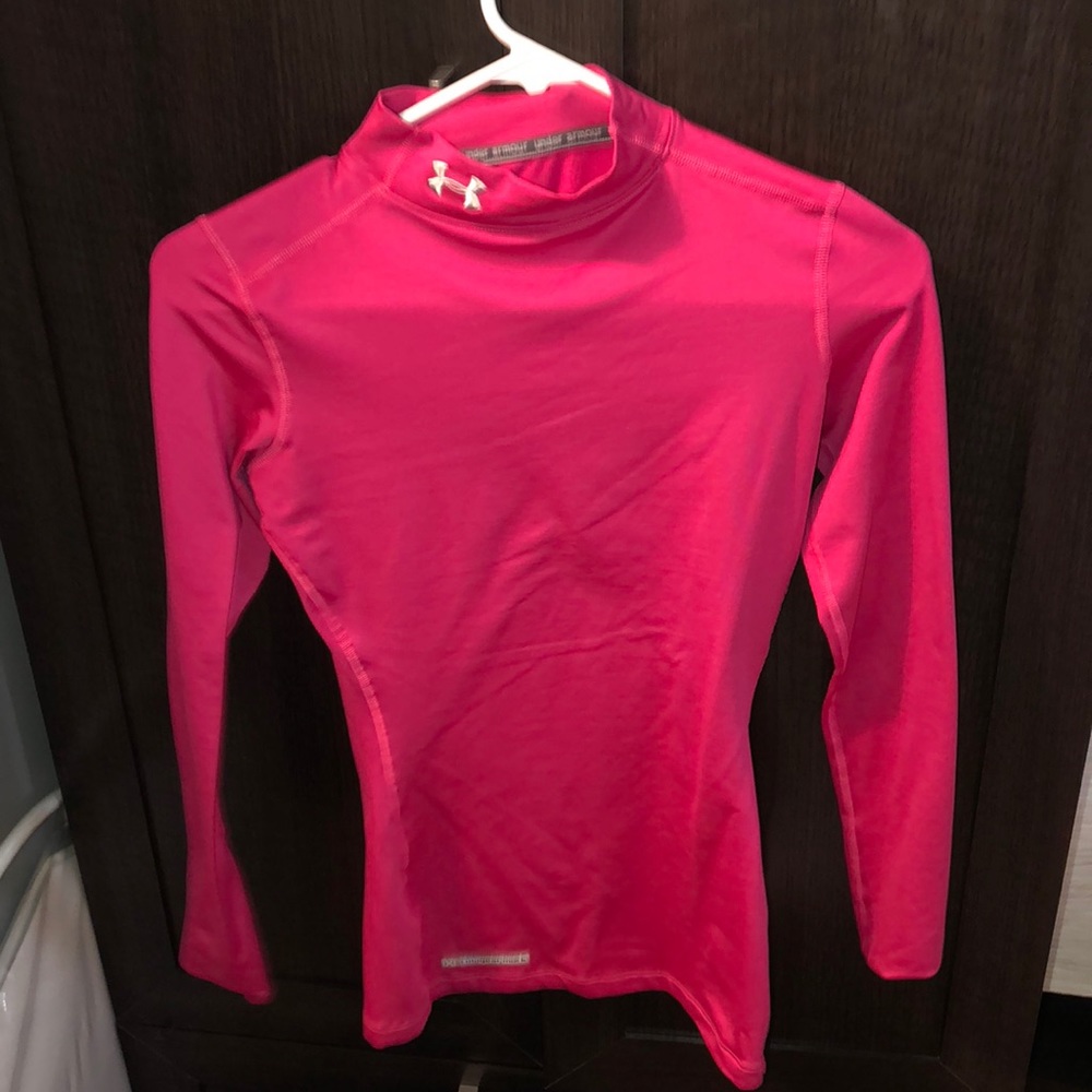 Pink Fitted Under Armour